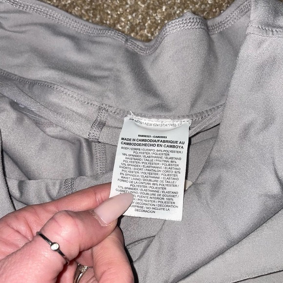 Nike golf skort skirt shorts gray mini circle skater athletic pull on SZ SM - Picture 7 of 10